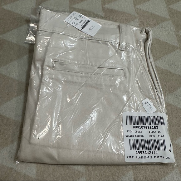 J crew pale canvas Kids' classic-fit stretch chino pant - Picture 4 of 4